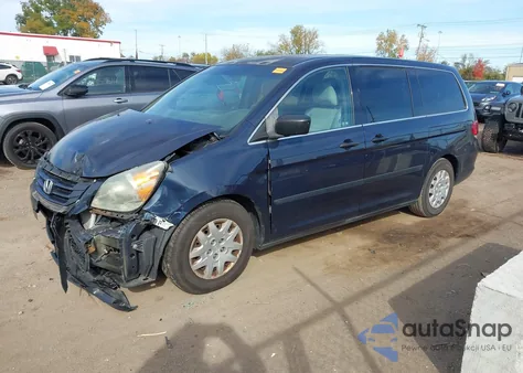 2010 Honda Odyssey Lx из США, поврежденный, VIN 5FNRL3H26AB050104